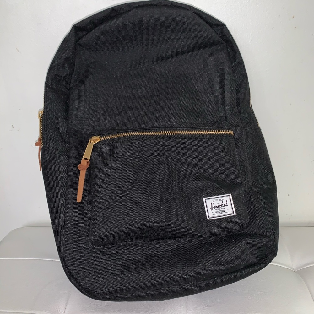 Herschel Black backpack in large